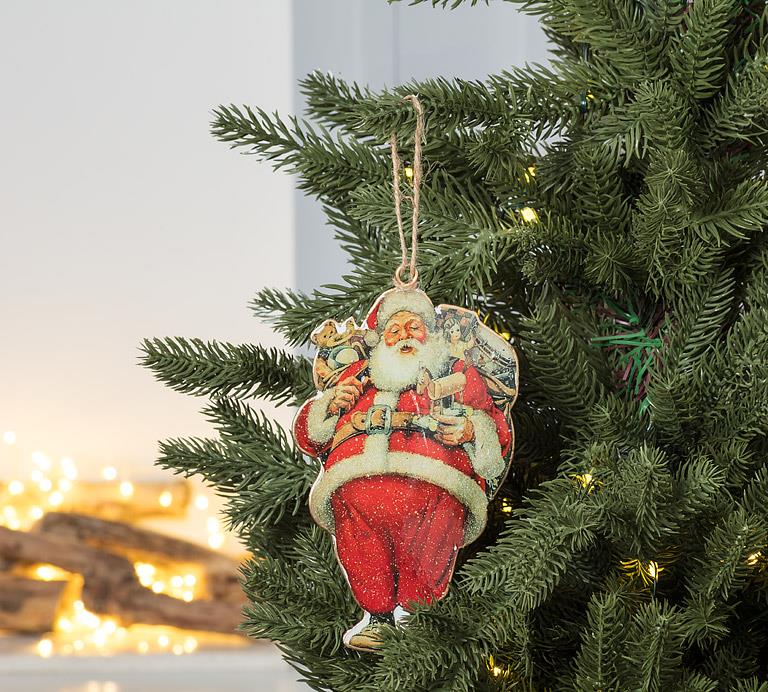 Vintage Santa Ornament