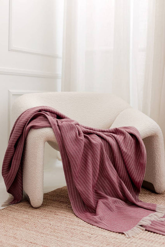 Hartford Herringbone Wool & Linen Throw