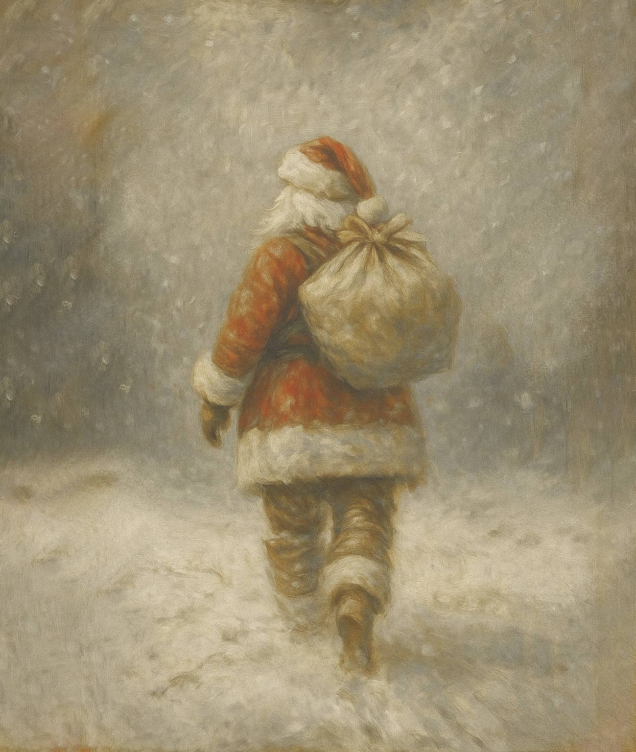 Santa Art Print
