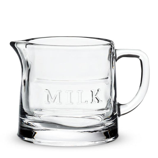 Classic Text Milk Jug