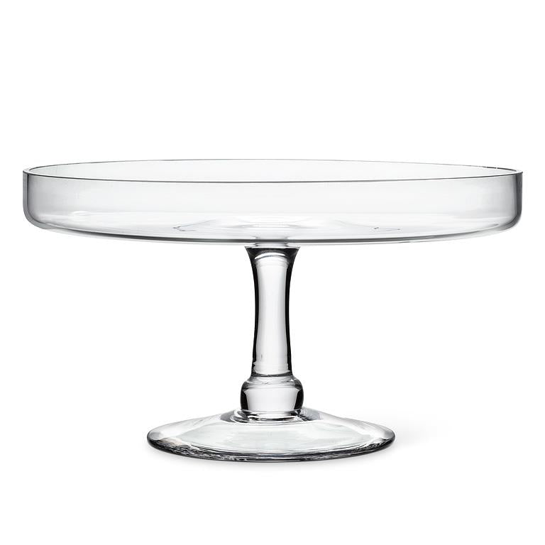 Pedestal Cake Plate with Rim