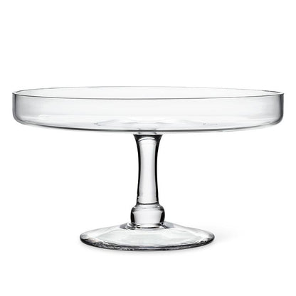 Pedestal Cake Plate with Rim