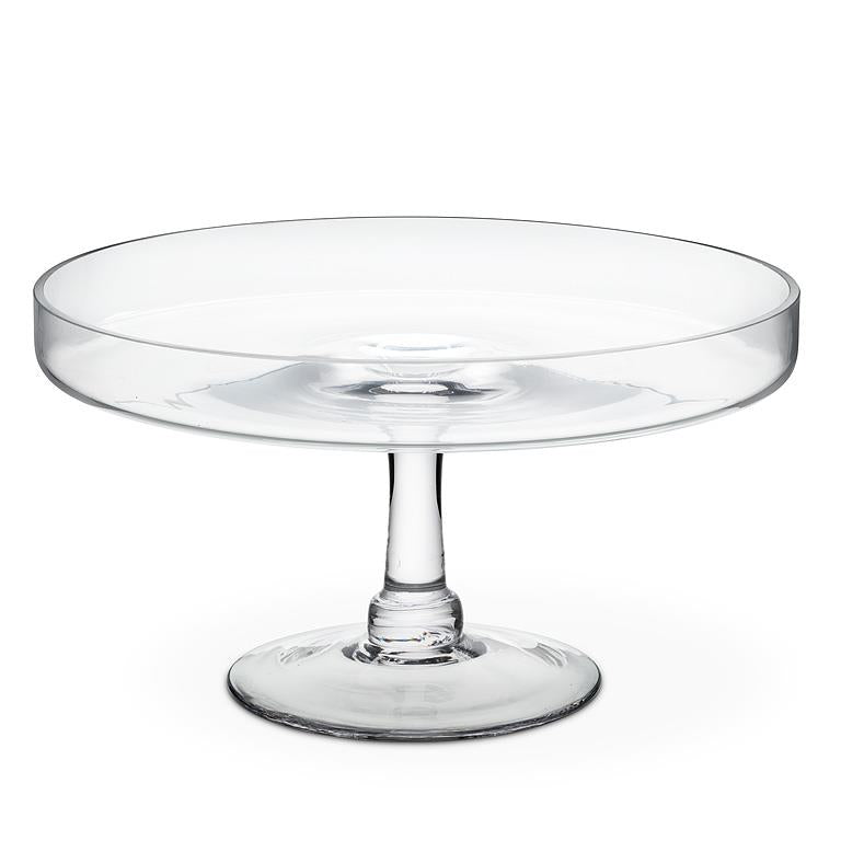 Pedestal Cake Plate with Rim