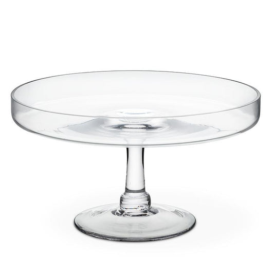 Pedestal Cake Plate with Rim