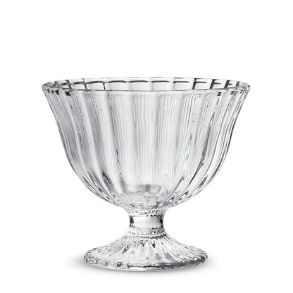 Flared Optic Pedestal Bowl – Small