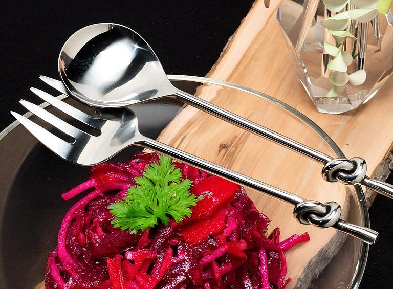 Salad Servers with Knot Handle