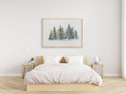 Evergreen Forest Art Print