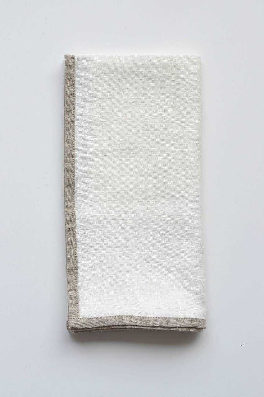 Linen Napkin with Trim
