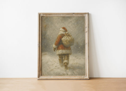 Santa Art Print