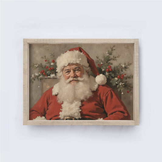 Cheerful Santa Claus Christmas