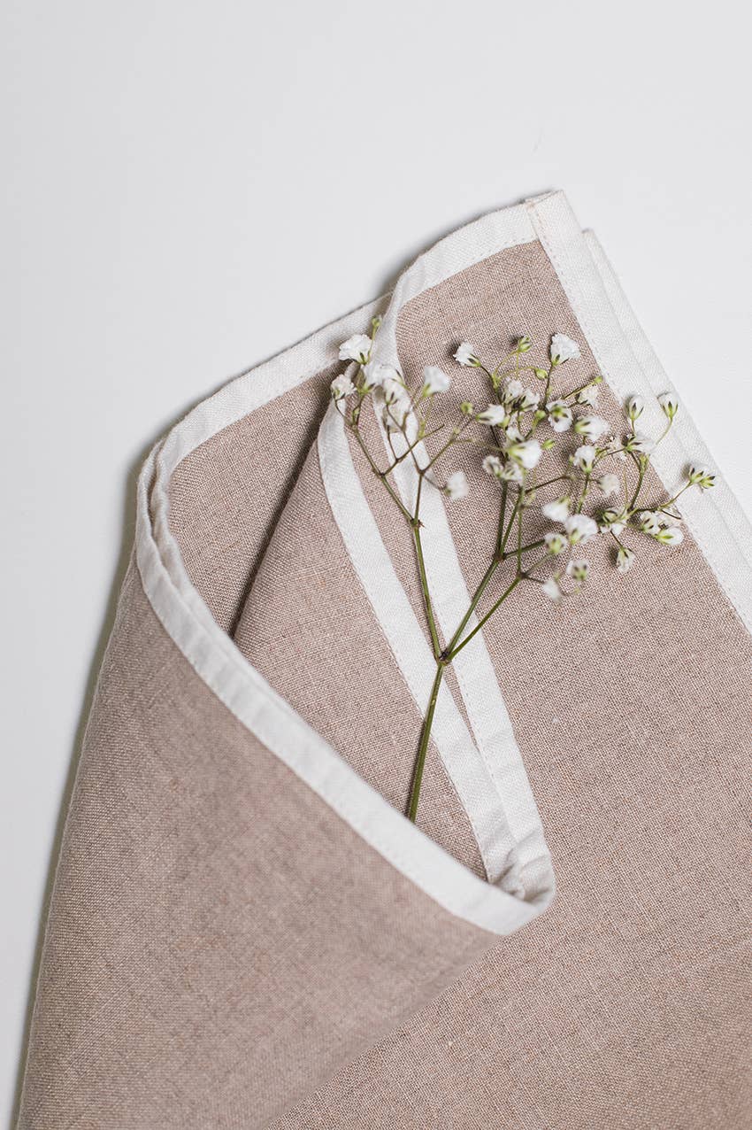 Linen Napkin with Trim