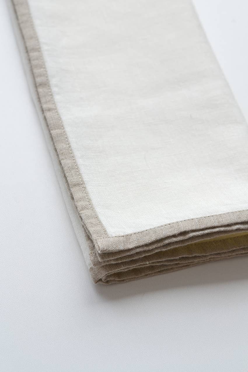 Linen Napkin with Trim